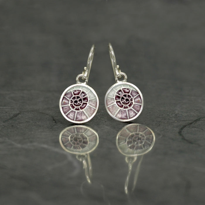 Gaudí espiral, pendientes pequeños, de gancho móvil