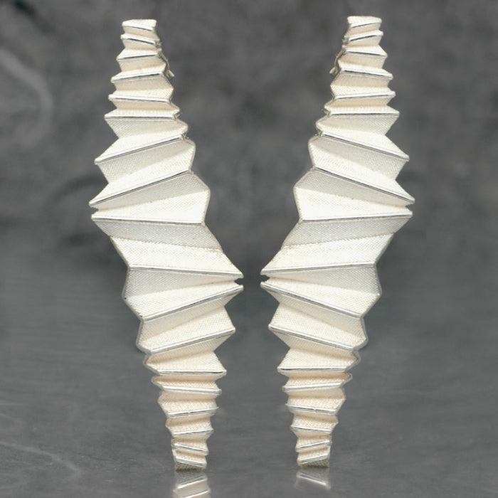 Origami, pendientes de presión dobles