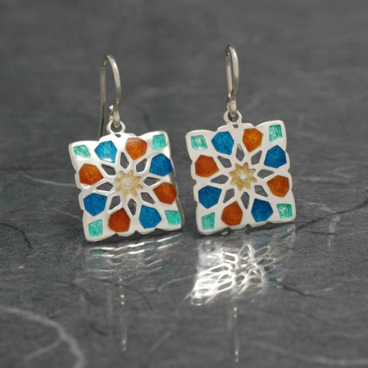 Pendientes de gancho móvil, Alhambra 663