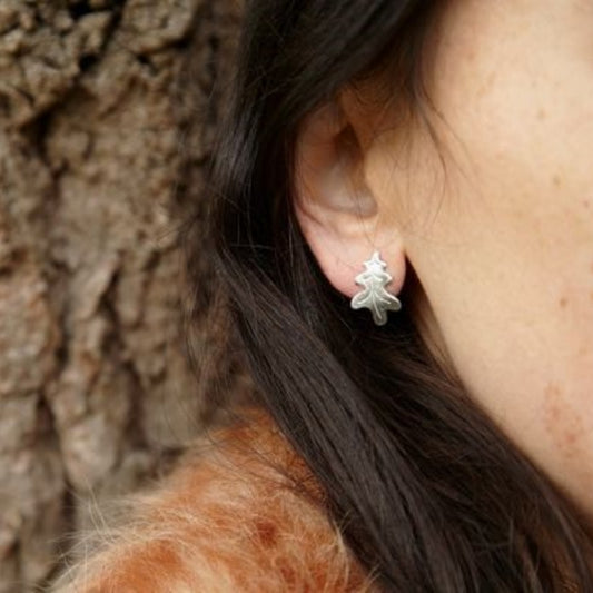 Carballo, pendientes de presión, medianos