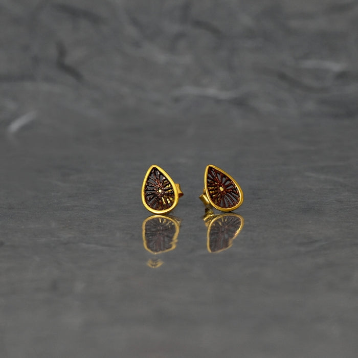 Folerpa chocolate, pendientes de presión minis