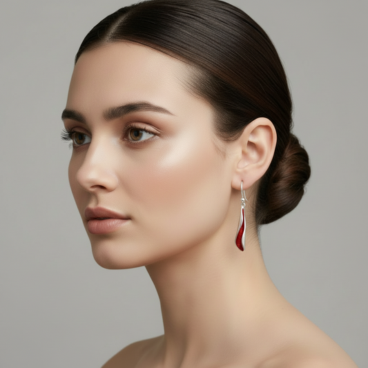 Azahar pasión, pendientes de gancho móvil