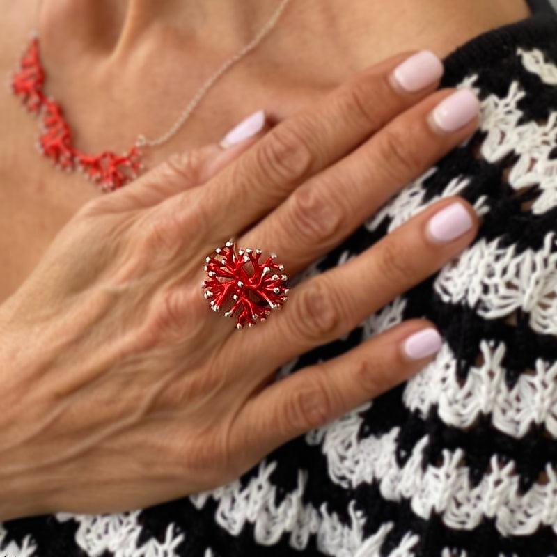 Anémona pasión, sortija L