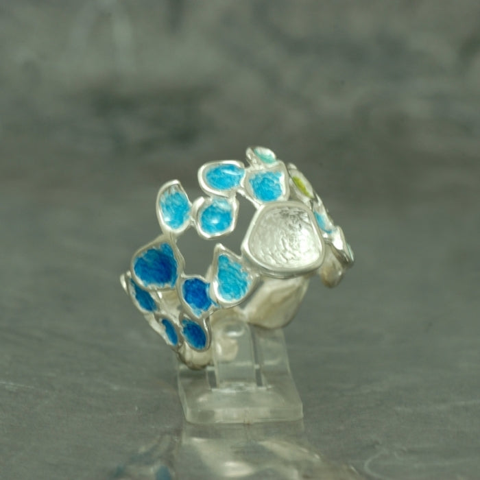 Dream, alianza ancha, con esmalte al fuego