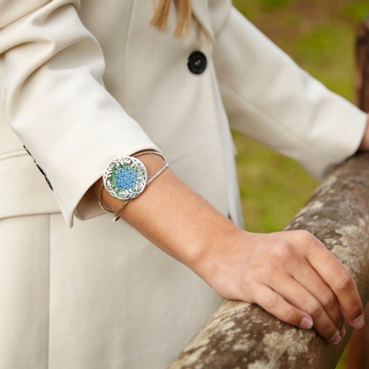 Baroña azul, brazalete XL