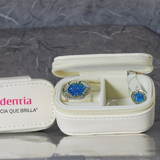 Estuche mini joyero de viaje
