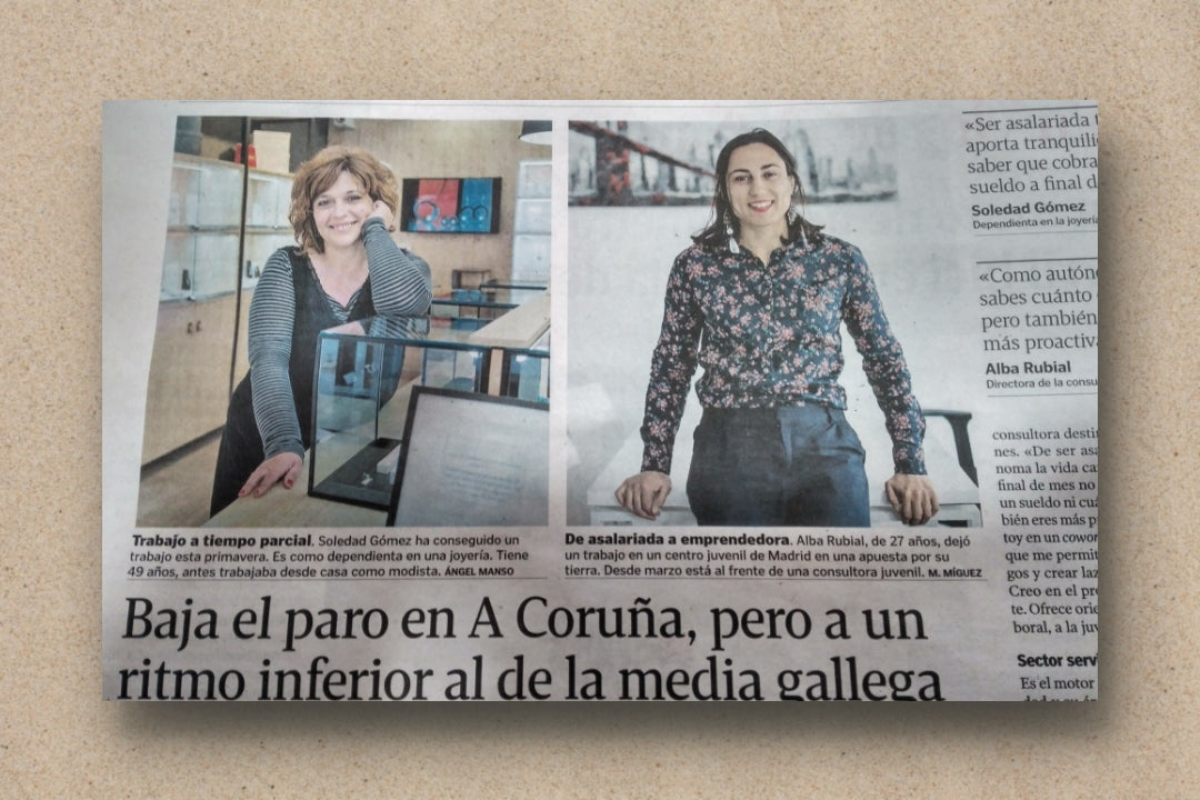 Nuestra compañera, Soledad Gómez, protagonista en La Voz de Galicia