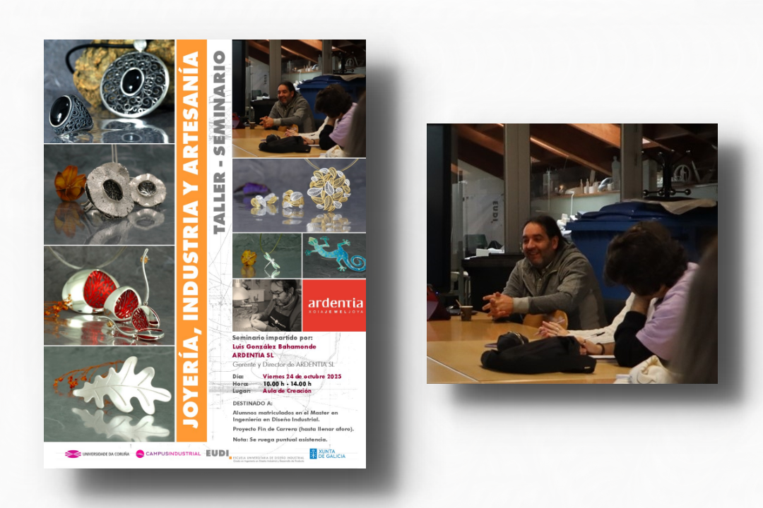 Joyería, industria y artesanía: taller-seminario impartido por Luis González Bahamonde