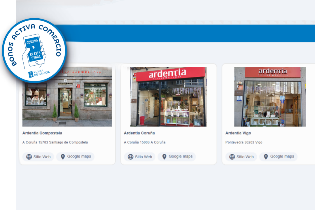 Bonos Activa Comercio activos en nuestras tres tiendas