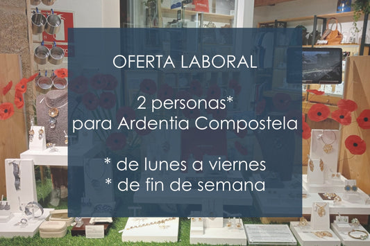 oferta de empleo vendedora Ardentia Compostela joyería retail