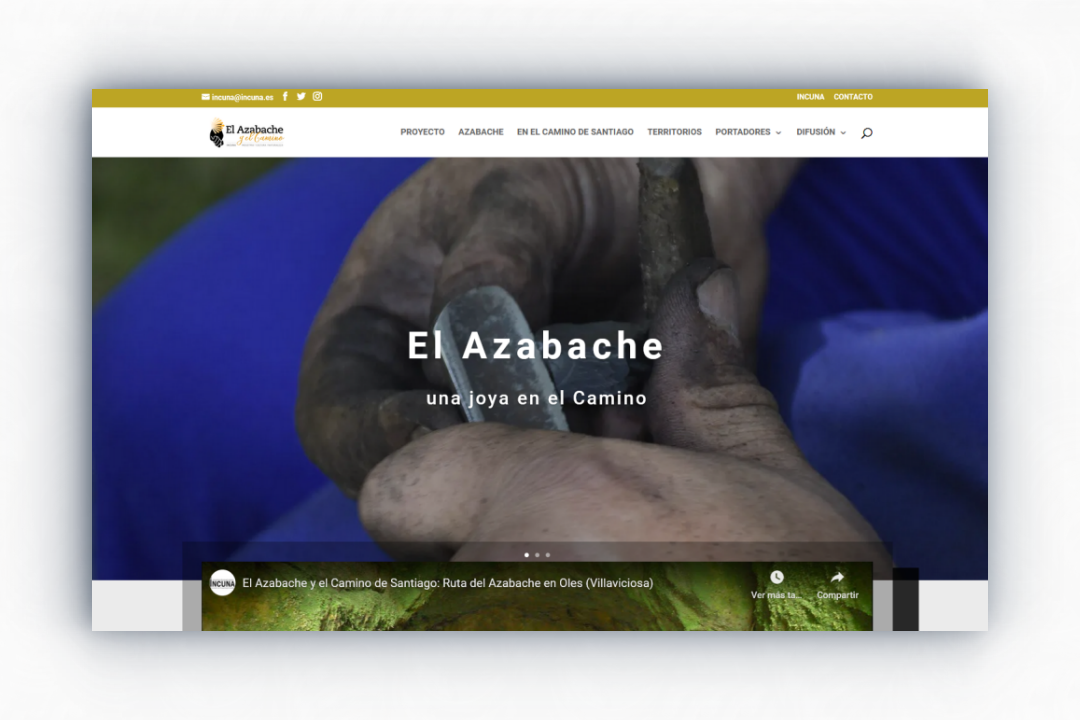 Azabache, una joya en el Camino: nueva web de Incuna