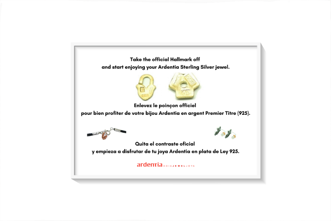 Qué es esa chapita que viene con mi joya Ardentia?