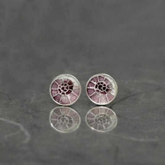 Gaudí espiral morado, pendientes de presión