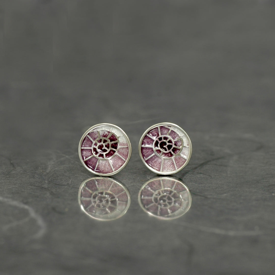 Gaudí espiral morado, pendientes de presión