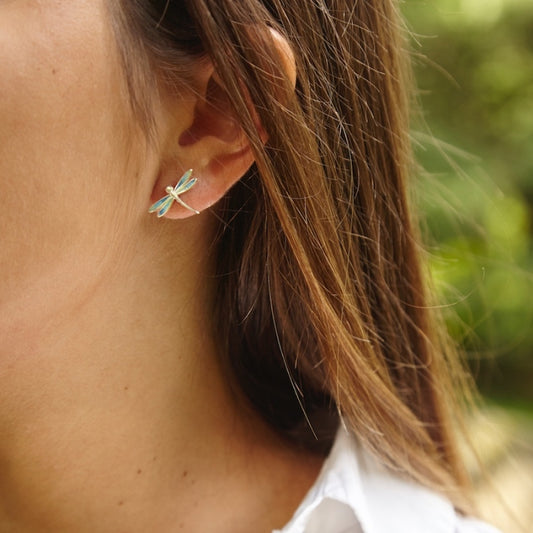 Libélula, pendientes de presión