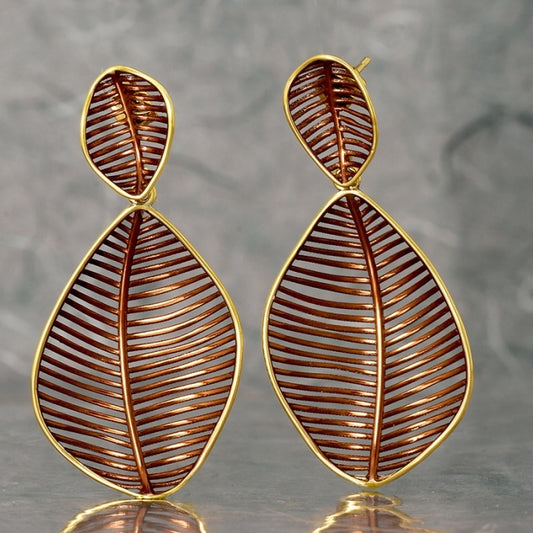 Fíos chocolate, Pendientes de presión, dobles