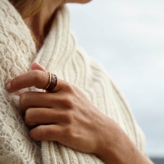 Folerpa chocolate, anillo
