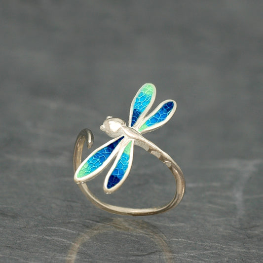 Libélula, sortija tipo torque