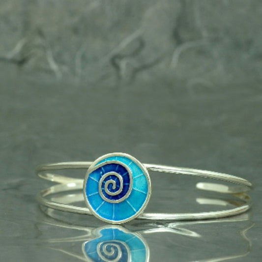 Gaudí espiral, pulsera rígida