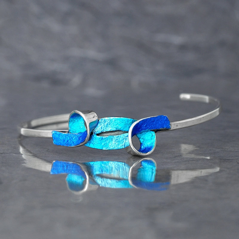 Brazalete azul coleccion baku de ardentia