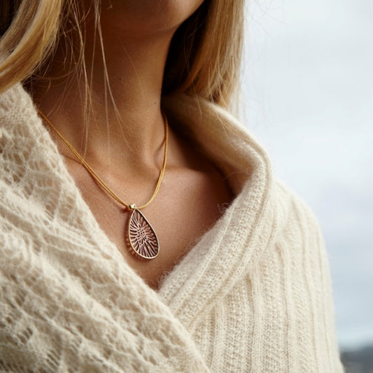 Folerpa chocolate, colgante grande