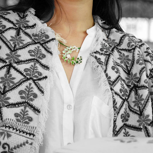 Dream musgo, colgante grande media luna