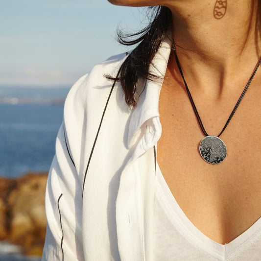 Gaviotas, colgante unisex, redondo