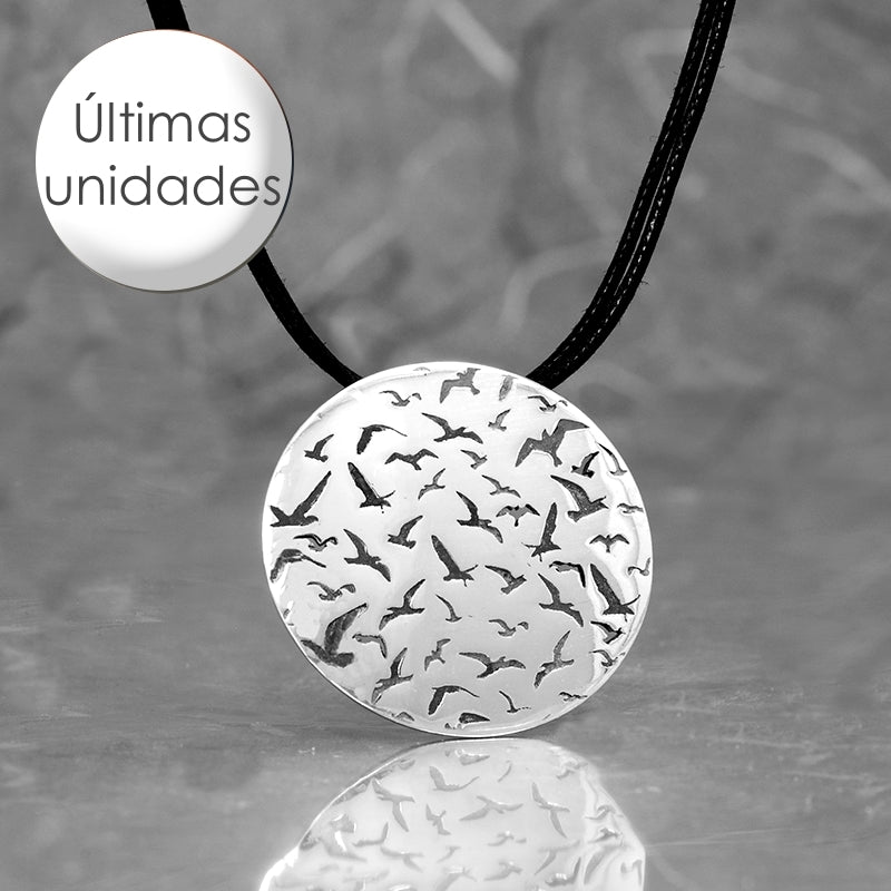 Gaviotas, colgante unisex, redondo | Últimas unidades
