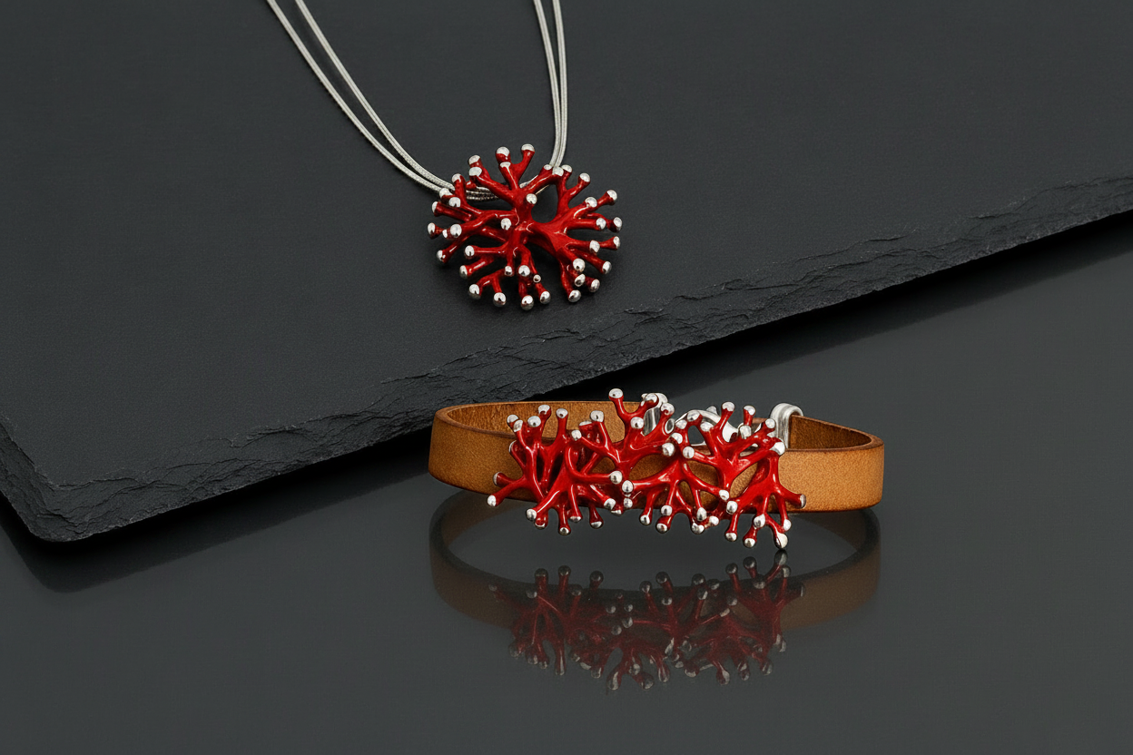 Anemona pasión, colección de joyas de Ardentia