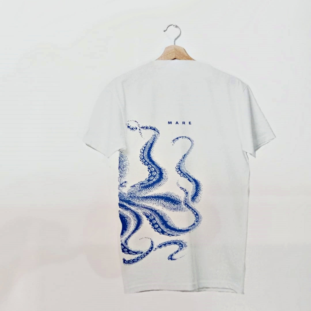 Carpe Diem Museum - Camiseta blanca MARE PULPO - Talla L